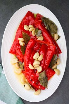 red peppers and cashews are cooked in pressure cooker