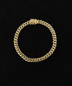 "6.2mm All Shiny Mens Miami Cuban Bracelet Box Clasp Lock Real 14K Yellow Gold * Metal : Real 14K Yellow Gold, (Properly Stamped, 14K) * Condition : Brand New * Finish : Polished * Weight : Apox 10.4 gram for 9 inches * Length : 8,9inches * Width : 6.2mm * Clasp/Bail : Box Clasp Lock These Chains made with solid 100% Authentic 14K Gold \"Not Plated or Filled\" This is a Beautiful Genuine Real 14K Gold Miami Cuban Chain and Will look Great on Men & Women. Bosphorusgold" Luxury 14k Gold Cuban Link Bracelet, Classic Cuban Link Chain Bracelet, 14k Gold Cuban Link Chain Bracelet, Formal Cuban Link Chain Bracelet, Classic Yellow Gold Cuban Link Tennis Bracelet, Classic 14k Gold Cuban Link Bracelet With Curb Chain, Classic Cuban Link Bracelet With Gold Chain, Luxury Yellow Gold Cuban Link Bracelet With Curb Chain, Yellow Gold Cuban Link Bracelet With Solid Construction