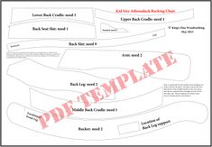 the back side of a paper model with instructions to make it look like an airplane