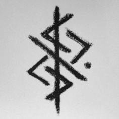 Viking Tattoo Symbol, Alfabet Font, Profile Instagram, Cool Symbols, Rune Tattoo, Hand Doodles, Norse Tattoo, 4 Tattoo, Norse Runes