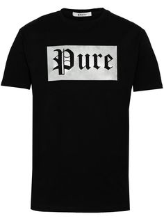 Luxury Black T-shirt With Logo, Luxury Men's Logo T-shirt, Block Logo, Silver Shorts, The Culture, Logo Tee, Black Logo, Logo Tees, Men's Style