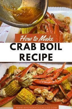 how to make crab boil sauce with corn on the cob and shrimp in it