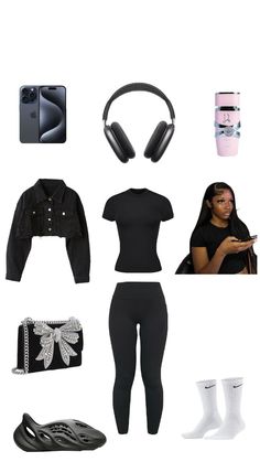 outfit for black girl Out Fit Inspo Teens Black, Cute Girl Outfits Black Women, Cute Outfits For Black Teens, Black Girls Outfit Ideas, Black Teen Outfits, Black Restaurant, Outfit Leggings