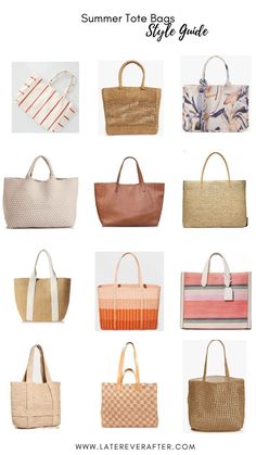 Summer tote bags are a must for those who spend their days all over town going from one activity to the next. Discover the best summer tote bags this year.