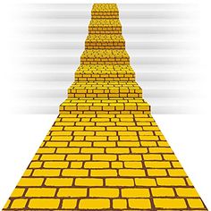 an image of a brick path going up to the sky