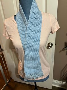 Beautiful scarf Blue Casual Scarf For Winter, Casual Blue Scarves For Winter, Casual Blue Scarf For Winter, Casual Blue Winter Scarf, Trendy Blue Winter Scarves, Casual Blue Scarves For Fall, Casual Blue Scarf For Fall, Trendy Blue Scarf For Fall, Blue Scarves For Fall, One Size