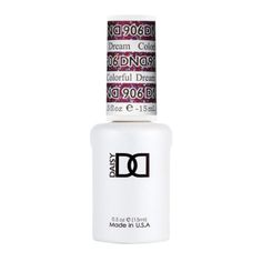 DND Gel Polish - 906 Colorful Dream Red Aura, Cnd Nails, Purple Aura, Genie In A Bottle, Band Nails, Builder Gel Nails, Powder Nail Polish