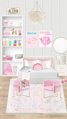 Preppy Dorm Room Decor, Shuffles Aesthetic, White Room Decor