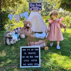 Big Sister In Training Announcement, Big Sister Training Announcement, Metanity Shoot, Pregnancy Announcement With Big Sister, Baby 2 Announcement Ideas Big Sister, Big Sister Training Camp, Big Sister Announcement Photoshoot, 2nd Baby Announcement With Toddler