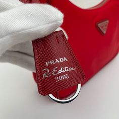 Size: Standard Size It comes with Dust box, Care manual, Tag, and Paper bag. Prada Re Edition 2005, Prada Top, Supreme Bag, Girl Backpacks School, Discover Card, Prada Handbags, Girl Backpacks, School Backpacks, Prada Bag