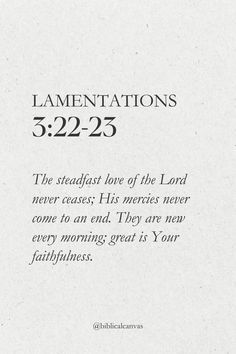 a piece of paper with the words lamentations 522 - 25