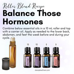 Essential Oil Recipes For Hormone Balance, Essential Oils For Balancing Hormones, Doterra Oils For Hormone Balance, Hormone Balancing Essential Oils, Doterra Balance Roller Blend, Roller Bottle Blends Doterra, Healing Essential Oils