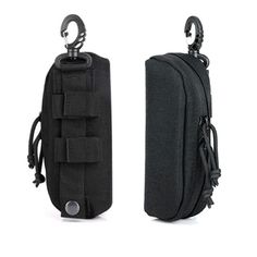 PRICES MAY VARY. Easy tied to the belt: Handy way to keep glasses secure in every situation Molle System: MOLLE style attachment straps gives a lot of variety to clip on belt, pack straps, vests, or any molle modular bags Dimensions: 6.5" *3" *2.6" (17 *7 *6cm), great for Eyeglasses Sunglasses Reading Glasses. Plastic Snap Hook: Can hook up onto D-rings, easy for carry Semi-rigid construction with zipper closure.Soft scratch-proof elastic sponge interior lining Features:
 Easy tied to the belt: Portable Black Cases For Outdoor, Portable Black Outdoor Cases, Black Rectangular Case For Outdoor Use, Black Rectangular Cases For Outdoor, Rectangular Black Case For Outdoor Use, Durable Rectangular Outdoor Cases, Rectangular Protective Outdoor Cases, Rectangular Protective Outdoor Case, Functional Portable Cases For Outdoor