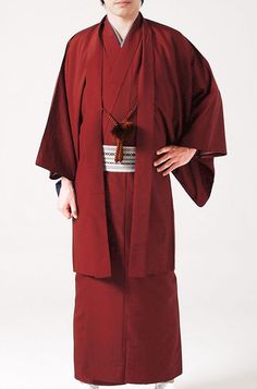 Japanese Men's Traditional Kimono HAORI Jacket Coat Set Red from JAPAN This item is Haori and Kimono Jacket, not include Obi Belt. If you want Obi Belt, buy Obi Belt! Item Condition : Brand New Size : M, L, XL Material : Polyester *M size - for Height 165 - 170 cm (5'5" - 5'7")  *L size - for Height 170 - 175 cm (5'7" - 5'9")  *XL size - for Height 175 - 180 cm (5'9" - 5'11")  Our Products are 100% Authentic. Worldwide Shipping 1. Economy Shipping --- SAL   (2 - 3 weeks / with Tracking & Insuran Kabuki Costume, Japanese Designs, Haori Jacket, Coat Set, Red Kimono, Male Kimono, White Kimono, Blue Kimono, Traditional Kimono