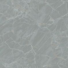 a gray marble textured wallpaper with grey and gold details on the top right hand corner