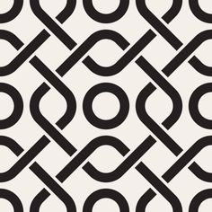 an abstract black and white background with circles in the shape of interlocking lines