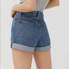 Bdg High-Waisted Mom Shorts, Medium Wash. Brand New Without Tags Casual High-waisted Jean Shorts With Belt Loops, High Rise Jeans With Pockets By Urban Outfitters, Urban Outfitters High Waist Fitted Shorts, Fitted Cotton Shorts By Urban Outfitters, Urban Outfitters High Rise Jeans With Pockets, Urban Outfitters High-waisted Fitted Shorts, Fitted Cotton Shorts From Urban Outfitters, Urban Outfitters Fitted Cotton Shorts, Urban Outfitters High Waist Shorts