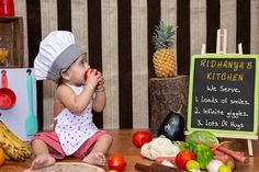 Baby Cooking Photoshoot, Cooking Photoshoot Ideas