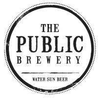 the public brewery logo on a white background