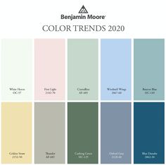 the color palette for benjamin moore's paint colors