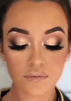 Wedding Eyes, Wedding Hairstyles And Makeup, Wedding Makeup Bride, Mekap Mata, Wedding Eye Makeup, Bridal Makeup Natural, Wedding Day Makeup, Smink Inspiration, Makijaż Smokey Eye