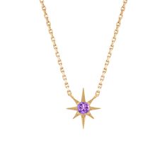 Shop the Pick-Your-Gemstone Star Necklace (20 in) from Shane Co. Enjoy free 2-day shipping and returns on all orders. Star Shaped Yellow Gold Gemstone Jewelry, Yellow Gold Star Shaped Necklace With Birthstone, Yellow Gold Star Necklace With Birthstone, Star-shaped Yellow Gold Birthstone Necklace, Gold Star-shaped Birthstone Necklace, Multicolor Star Shaped Necklace, Gold Star-shaped Necklace With Diamond Accents, 14k Gold Star-shaped Necklace With Diamond Accents, Yellow Gold Star-shaped Gemstone Necklace