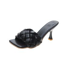 SPECIFICATIONSWith Platforms: NoUpper Material: PUToe Shape: Square ToeStyle: FashionSeason: SummerPump Type: BasicPattern Type: SolidOutsole Material: RubberOrigin: CN(Origin)Occasion: CasualModel Number: a518Item Type: PumpsInsole Material: PUHeel high: 8CMHeel Type: Thin HeelsHeel Height: High (5cm-8cm)Gender: WOMENFit: Fits smaller than usual. Please check this stores sizing infoFashion Element: WeaveClosure Type: Slip-OnBrand Name: MTFBWY High Heels For Prom, Luxury Slides, Summer Pumps, Blue Office, Basic Heels, High Heel Mules, Square Toe Heels, Slides Women, Black Shoes Women