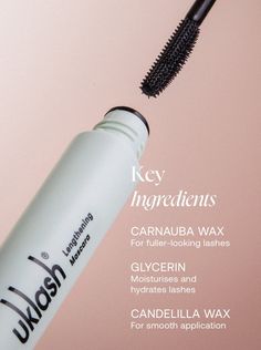 What it does Our UKLASH Lengthening Mascara is a water-resistant, extra-black pigmented formula that’s designed to instantly lengthen, curl and add definition to your lashes. Why it's special The clean, vegan-friendly recipe is formulated to provide maximum coverage with minimal clumping whilst offering paraben and cruelty-free properties. The double-sided silicone wand works to separate lashes with every swipe, resulting in a natural and lengthened finish. Benefits Innovative design - The curved silicone brush gives you ultimate control, helping to define and sculpt the lashes Nourishing formula - Its ultra-black pigmented formula is boosted by natural Carnauba and Candelilla waxes for optimum curl and hold, whilst Glycerin helps to hydrate and moisturise the lashes Kind recipe - The vega Volume Curls, Mascara Set, Eyebrow Serum, Thick Brows, Lash Growth, Best Serum, Black Pigment, Mascara Wands, Lengthening Mascara