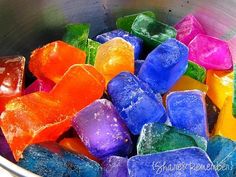 colorful gummy bears in a metal bowl