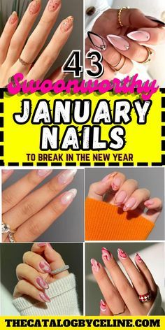 Nail Colors January, Nails Chinese New Year, January Nails Blue, Nail Ideas January, Nail Designs January, Chinese New Year Nails, Nails New Year