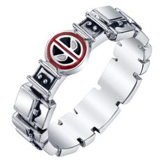 Product Details Official licensed Marvel product Nickel-free sterling silver, enamel 7mm wide band Product Features Created in collaboration with Marvel Studios and inspired by Deadpool’s on-screen look as seen in Marvel Studios’ Deadpool & Wolverine. Handcrafted in sterling silver, the unisex Deadpool Belt Ring is a bold and versatile accessory designed for fans of Marvel's Merc with a Mouth. Inspired by Deadpool's iconic utility belt, the ring features sculpted pouches encircling the entire ba Deadpool Merch, White Deadpool, Deadpool Belt, Rocklove Jewelry, Marvel Merch, Wolverine Deadpool, Helmet Ring, Deadpool Logo, Marvel Girl