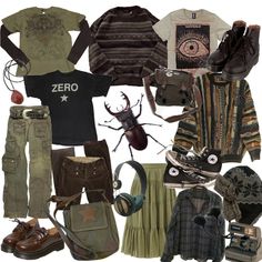 Dirt Core, Goblincore Outfits, Earthy Outfits, Neue Outfits, Cool Fits, Really Cute Outfits, Dream Clothes