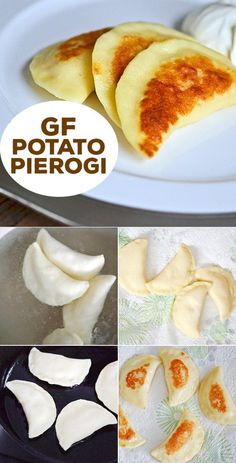 the process of making gf potato pierggi