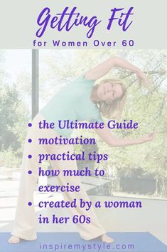 Getting fit over 60 isn't out of the question. Use this Ultimate Guide as your resource to reclaim a fit and healthy lifestyle. Practical tips, motivation, exercise suggestions and more. Written by a woman in her 60s who lives this every day! #fitover60 #gettinghealthierafter60 #womenover60 #healthylifestyle #midlifeinspirations Written By A Woman, Holistic Fitness, Getting Fit, Fitness Tips For Women, Health Questions, Motivation Exercise, Health Logo, Old Woman