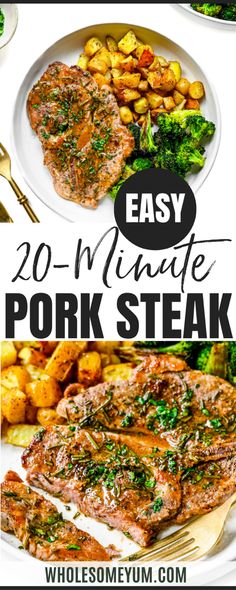 Pork Steak Recipe Seasoning For Pork Steaks, Recipe For Pork Steaks In Oven, Pork Stakes Recipes Ovens, Quick And Easy Pork Steak Recipes, Pork Shoulder Steak Recipes Grilled, How To Cook Pork Steaks On The Stove, Pork Steaks In Cast Iron Skillet, What To Do With Pork Steaks, Marinated Pork Steaks