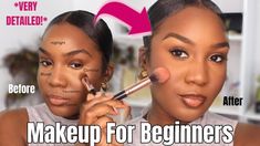 Step By Step Makeup Tutorial For Beginners - Perfect Your Look! Makeup Process Step By Step, Basic Makeup For Beginners Black Women, How To Makeup For Beginners, Makeup Application Order Step By Step, Beginner Make Up Tutorial Step By Step, Makeup For Beginners Step By Step, How To Apply Makeup For Beginners, Make Up Tutorial Step By Step