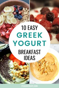 the top ten greek yogurt breakfast ideas