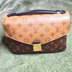 Like New Louis Vuitton Pochette Metis Reverse - Rare If You Know You Know Comes With Original: Strap, Dust Bag And Receipts Size: 9.75"H X 3.25"W X 7.5"H Dc Is In The Pic Authentic Lv Metis Louis Vuitton, Lv Metis, Louis Vuitton Pochette Metis Strap, Louis Vuitton Pochette Metis Reverse, Pochette Metis Reverse, Louis Vuitton Pochette Metis Black, Louis Vuitton Pochette Metis, Louis Vuitton Pochette, Like New