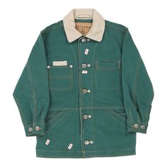 Vintage green Age 6 Arizona Jeans Jacket - boys large Jacket Fits, Jeans Jacket, Arizona Jeans, Green Cotton, Jean Jacket, Arizona, Green