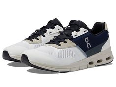 Men’s On Cloud Shoes, White Fade-resistant Running Shoes For Outdoor Activities, Lightweight Casual Sneakers With Ventilation, Lightweight Ventilation Casual Sneakers, Casual Lightweight Ventilated Sneakers, White Sneakers With Ortholite Insole For Outdoor Activities, Comfortable Sneakers With Air Cushioning For Outdoor Activities, Comfortable Walking Shoes With Air Cushioning For Outdoor, Comfortable Lightweight Fade-resistant Sneakers