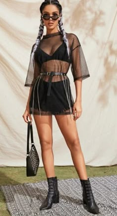 Aftershock Festival Outfit, Hardstyle Festival Outfit, Black Coachella Outfit, Look Techno Party, Rock Festival Outfit Summer, Punk Festival Outfit, Techno Festival Outfit, Techno Party Outfit, Best Festival Outfits