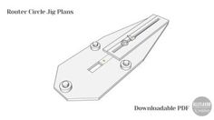 an instruction manual for how to use the router cric jig pluss