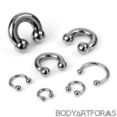 Internally Threaded Titanium Circular Barbell | Basic Nostril And Septum, Piercing Types, Random Dump, Circular Barbell, Cute Piercings, Types Of Piercings, Septum Piercing, Piercing Tattoo, Body Mods