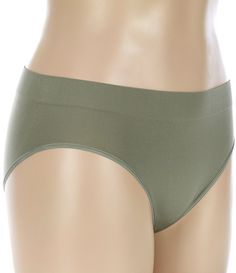 From Modern Movement&#x2C; this panty features:Cooling airy fabricElastic waistbandModerate rear coverageCotton gussetNylon/spandexMachine washImported. Stretch Bottoms With Contoured Waistband, Smoothing Elastane Hip-length Bottoms, Hip-length Smoothing Bottoms, Solid High-cut Leg Comfort Stretch Bottoms, Comfort Stretch Nylon Bottoms With Elastic Waistband, High Waist Seamless Green Bottoms, Fitted Nylon Bottoms With Elastic Waistband, Comfort Stretch Seamless Solid Bottoms, Solid Seamless Comfort Stretch Bottoms