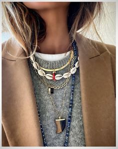 Layering Jewelry, Mode Boho, Jewellery Necklace, Mode Inspo, Chic Boutique, Look Fashion, Passion For Fashion, Fashion Inspo Outfits