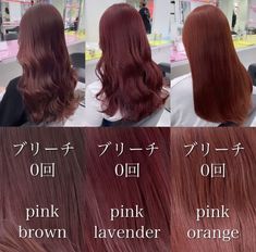 Raspberry Auburn Hair, Red Pink Brown Hair, Lavender Red Hair, Red Lavender Hair, Raspberry Brown Hair, Pastel Red Hair, Wine Brown Hair, Pink Lavender Hair, Pinkish Brown Hair