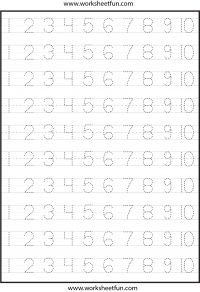 the worksheet for numbers that are not in english and spanish, with an image of