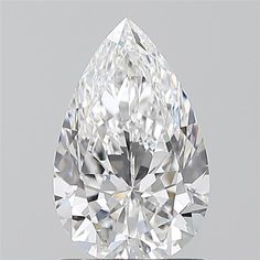 a pear shaped diamond on a white background