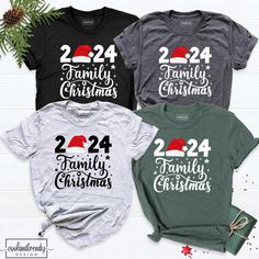 2024 Family Shirt, Christmas Shirt, Santa Hat Shirt, 2024 Tshirt, Matching Christmas Tee, Christmas Party Tee, Xmas Tshirt, Christmas Group Tee, Winter Holiday Shirts Hi! Welcome to our store. It's good to see you here. Our aim is to offer you first-class clothing in your most beautiful moments with our graphic t-shirts that we designed or designed with your ideas. I am sure you will like our designs for your family, friends and you. Get your family ready for the holidays with our 2024 Family Sh Christmas Tshirts 2022, Group Christmas Shirt, Cheap Family Matching Holiday T-shirt, Cheap Family Matching Holiday T-shirts, Group Holiday Shirts, Matching Christmas Shirts Families Teepublic, Family Christmas Lights Shirts, Family Christmas Shirts 2022, Christmas Graphic Tees For Family