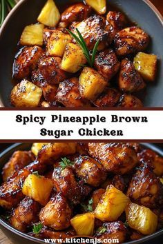 Just Chicken Recipes, Few Ingredient Meals Chicken, Meals With Bbq Chicken, Five Ingredient Recipes Dinner Healthy, Simple Dinners With Chicken, Spicy Pineapple Brown Sugar Chicken, Simple Meals For Dinner Quick, Healthy Dinner Recipes Easy Quick Simple, Easy Bbq Dinner Ideas